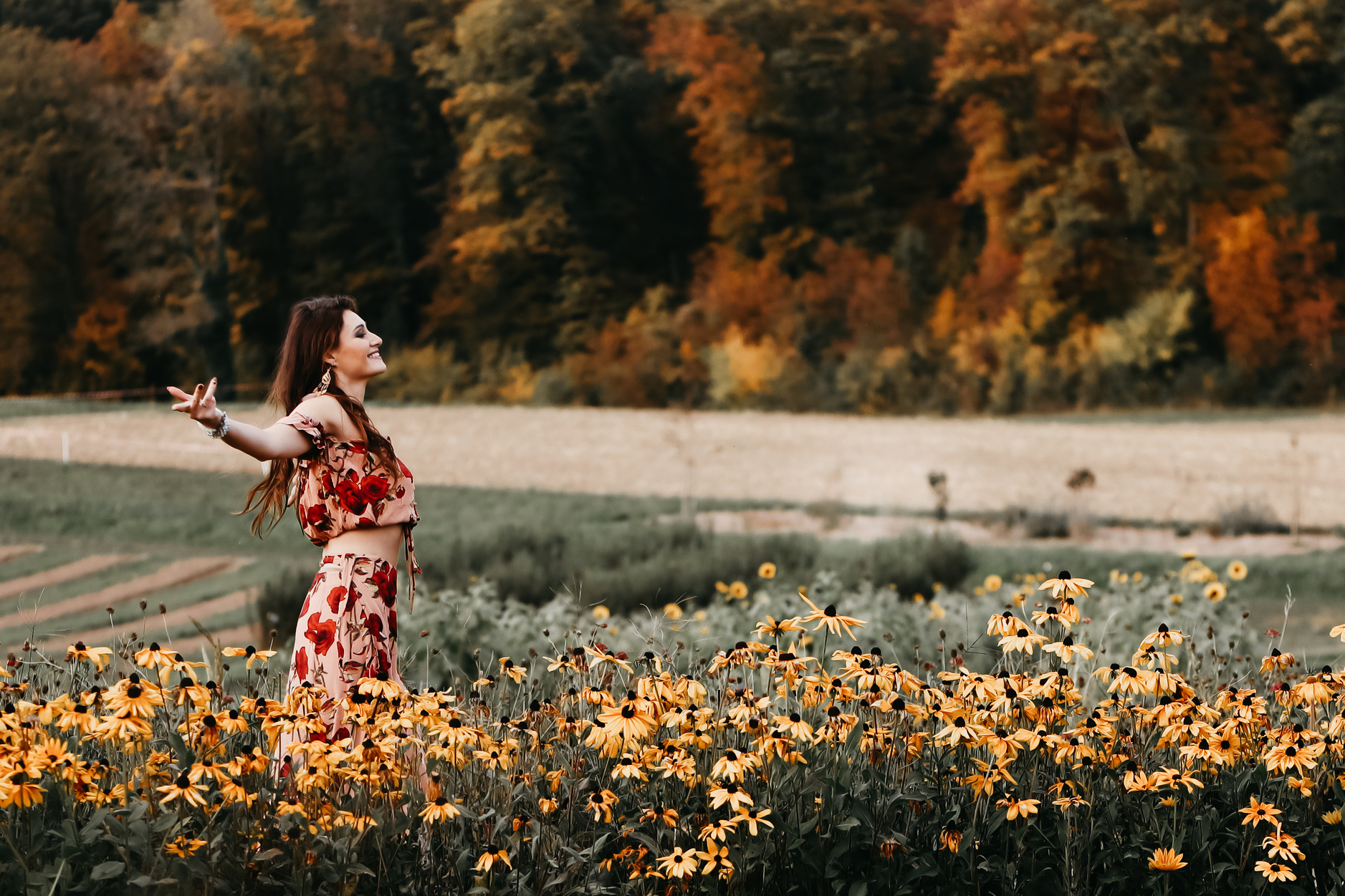 Beautiful Women during Fall